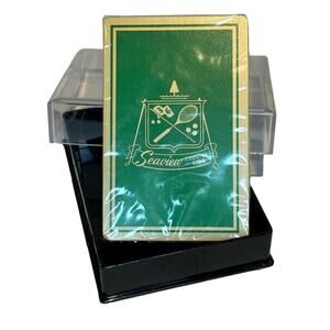 Vintage Seaview Country Club Hoyle Playing Cards Sealed Package, NIB